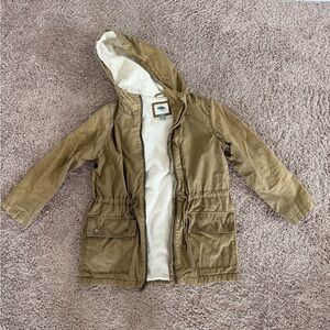 Old Navy Tan Utility Jacket with Hood